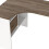 Function Plus Corner Desk 2 Drawers in White and Truffle Oak 6