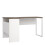 Function Plus Corner Desk 2 Drawers in White and Truffle Oak 3