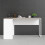 Function Plus Corner Desk 2 Drawers in White and Truffle Oak 5