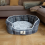 AllPetSolutions Alfie Soft Dog Bed Check - Size Small 45x40x21cm 3