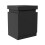 ELECWISH (Black) LED Bedside Table 2 Drawers Cabinet with Charging 4