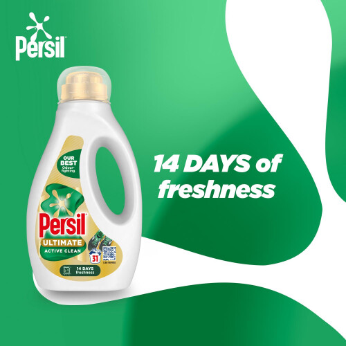 Persil Persil Ultimate Liquid Detergent Active Clean 31 W 837ml,3pk 1