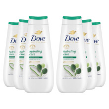 Dove Advanced Care Hydrating Body Wash, 24-Hour MicroMoisture, Aloe & Birch Water, 6x400ml | 62748847
