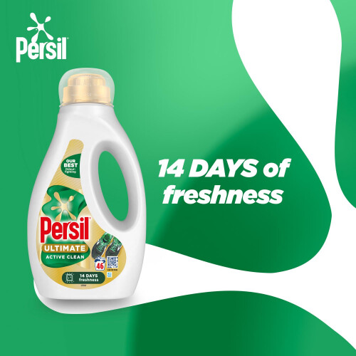 Persil Persil Ultimate Liquid Detergent Active Clean 46W 1.242L,2pk 2