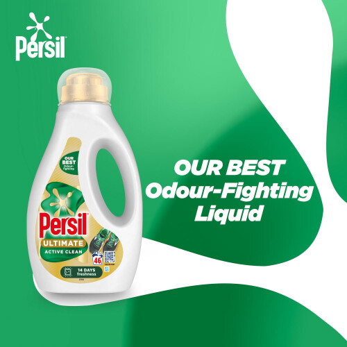 Persil Persil Ultimate Liquid Detergent Active Clean 46W 1.242L,2pk 1