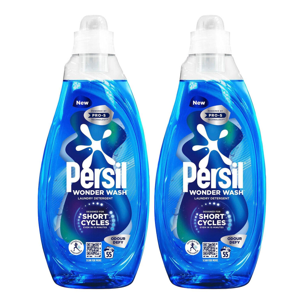 Persil Wonder Wash Detergent 55 Washes 1.485 Litre, 2 Pack