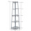 Charles Jacobs (Grey) Charles Jacobs Corner Ladder Shelf Bookcase Display Storage Unit 7