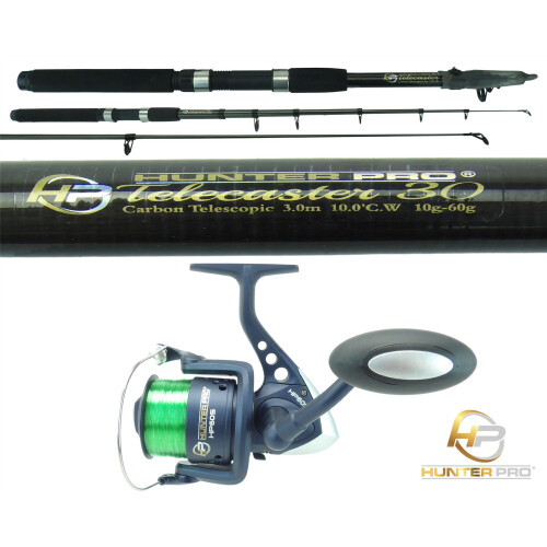 Hunter Pro 10ft Carbon Telescopic Spinning Kit