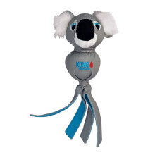KONG Wubba Zoo Koala Large - Exotic Zoo Buddy Toy with Squeaker, Reinforced Fabric for Long-Lasting Fetch, Tug & Shake