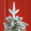 Homcom HOMCOM 6ft Flocked Pencil Christmas Tree with Auto Open, Steel Base 7