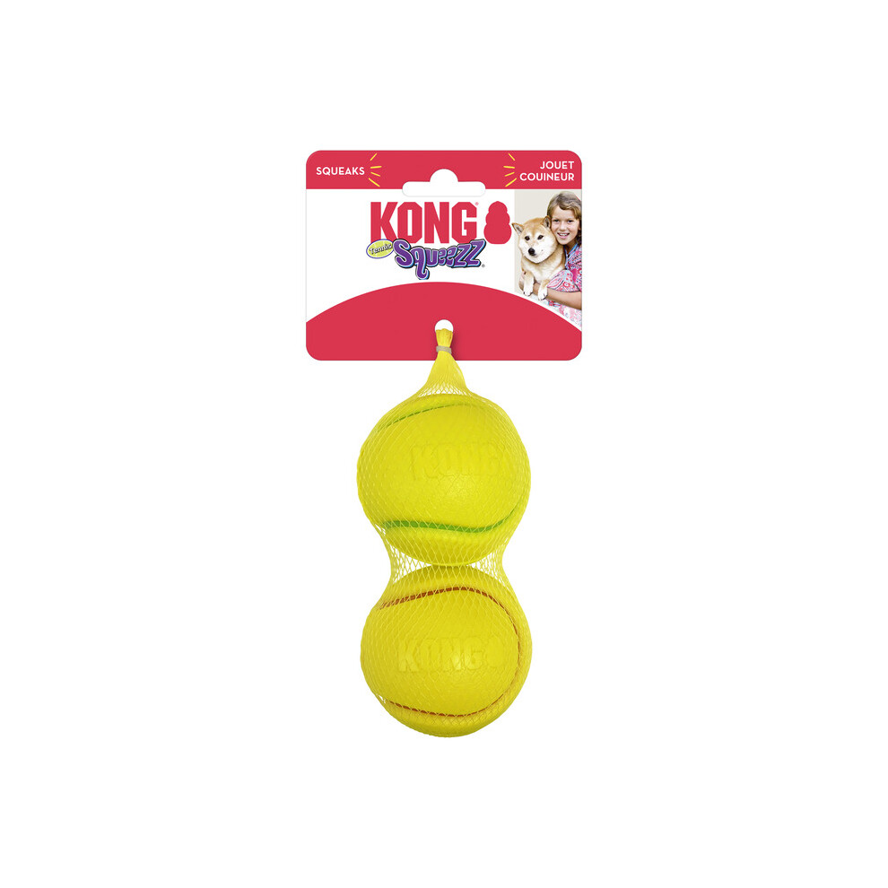 Kong Squeezz Tennis Assorted Medium