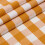 Homescapes (Orange) Cotton Block Check Gingham Fabric 150cm Wide 3
