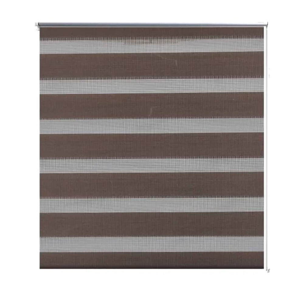 (brown, 50 x 100 cm) vidaXL Zebra Blinds Alternative Parallel Roller Blind Window Privacy Screen