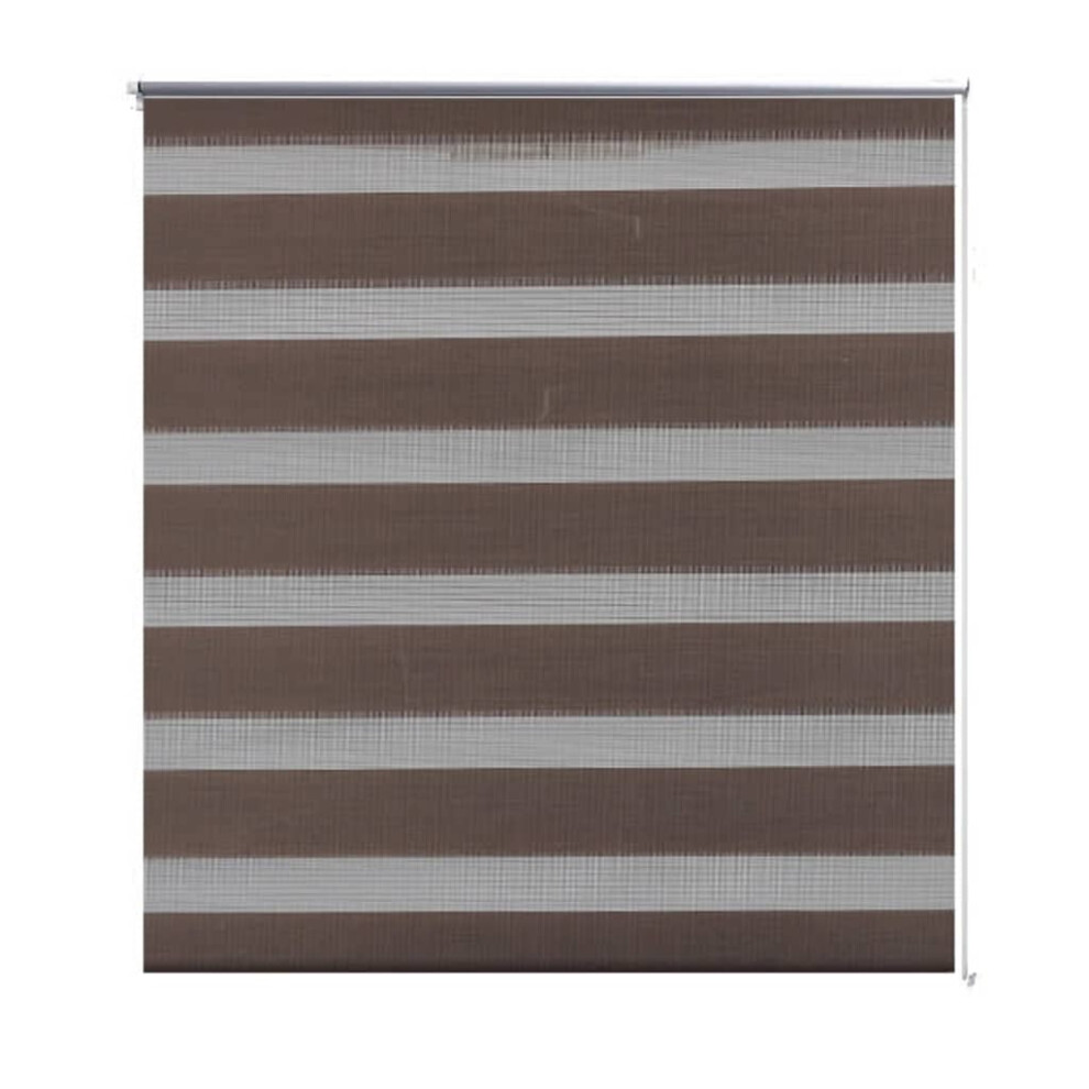 (brown, 70 x 120 cm) vidaXL Zebra Blinds Alternative Parallel Roller Blind Window Privacy Screen