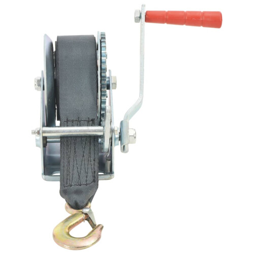 VidaXL (540 kg) vidaXL Hand Winch with Strap Business Hoist Lift Winch Puller Multi Models 1
