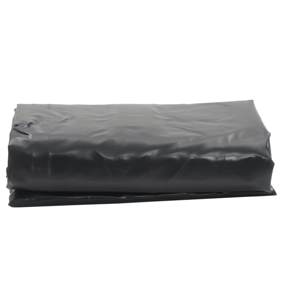 (black, 1 x 2.5 m) vidaXL Tarpaulin Cover Ground Sheet Outdoor Waterproof Camping Tarp Cover