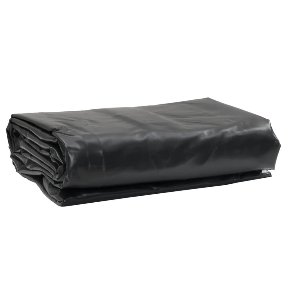 Vidaxl (Black, 1.5 X 2 M) Tarpaulin Cover Ground Sheet Outdoor Waterproof Camping Tarp Cover