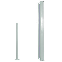 vidaXL Ausziehbare Seitenmarkise 117314 cm Grau