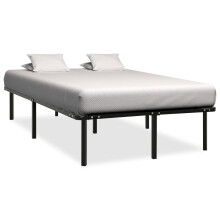 (120 x 200 cm) vidaXL Bed Frame Black Metal Bedroom Dorm Guest Room Furniture Multi Sizes