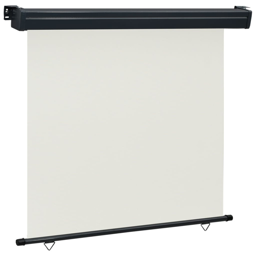 Vidaxl (Cream, 165 X 250 Cm) Balcony Side Awning Outdoor Privacy Screen Patio Garden Screen Sunshade