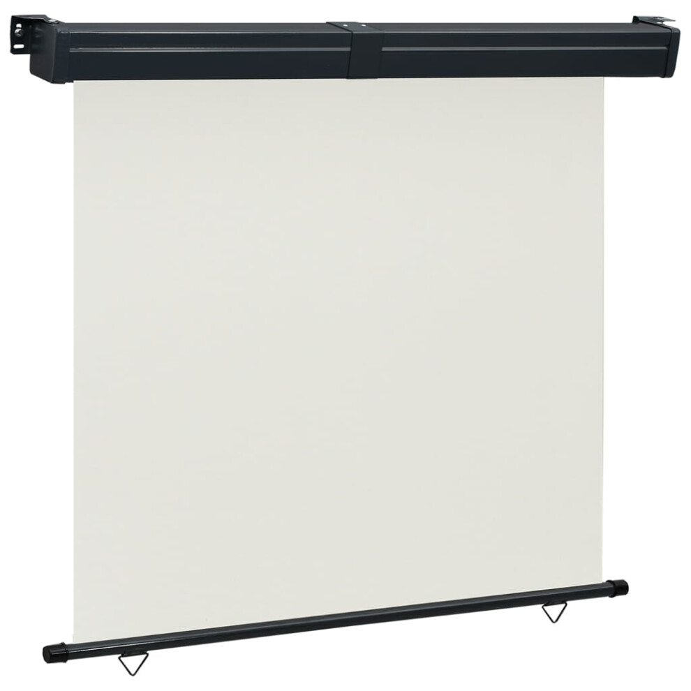 Vidaxl (Cream, 175 X 250 Cm) Balcony Side Awning Outdoor Privacy Screen Patio Garden Screen Sunshade