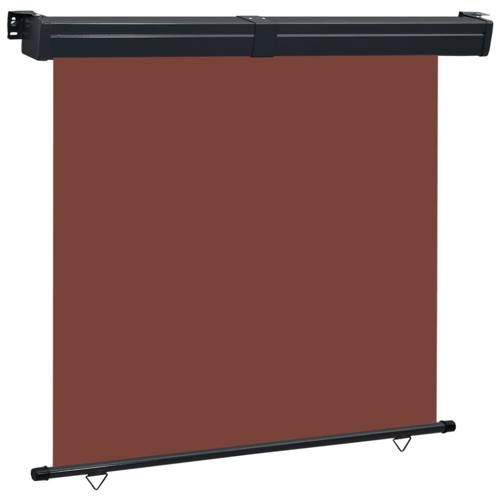 Vidaxl (Brown, 175 X 250 Cm) Balcony Side Awning Outdoor Privacy Screen Patio Garden Screen Sunshade