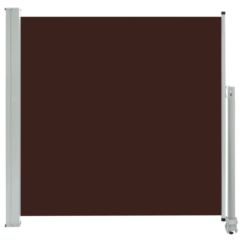 (brown, 160 x 300 cm) vidaXL Patio Retractable Side Awning Garden Canopy Outdoor Privacy Screen