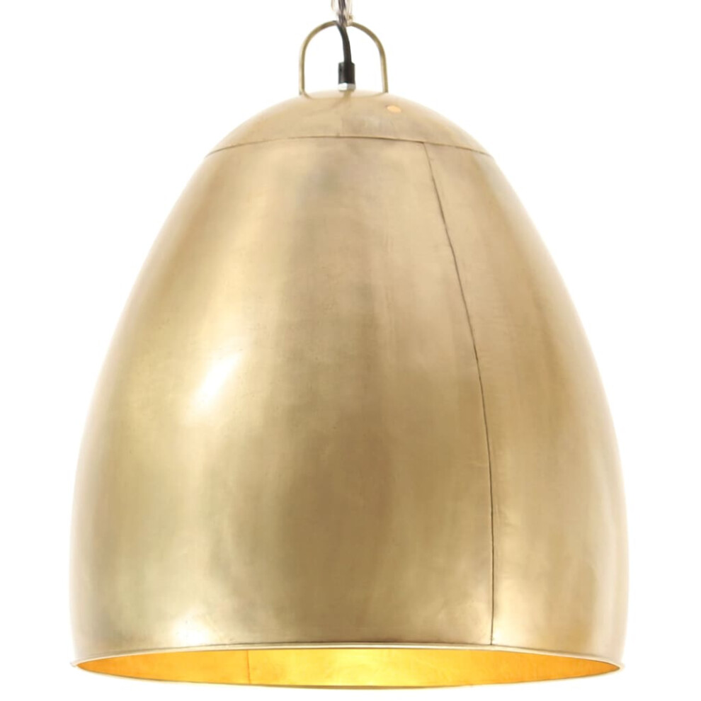 Vidaxl (Brass, 42 Cm) Industrial Hanging Lamp 25 W Round E27 Lighting Φ 32/42Cm Multi Colours