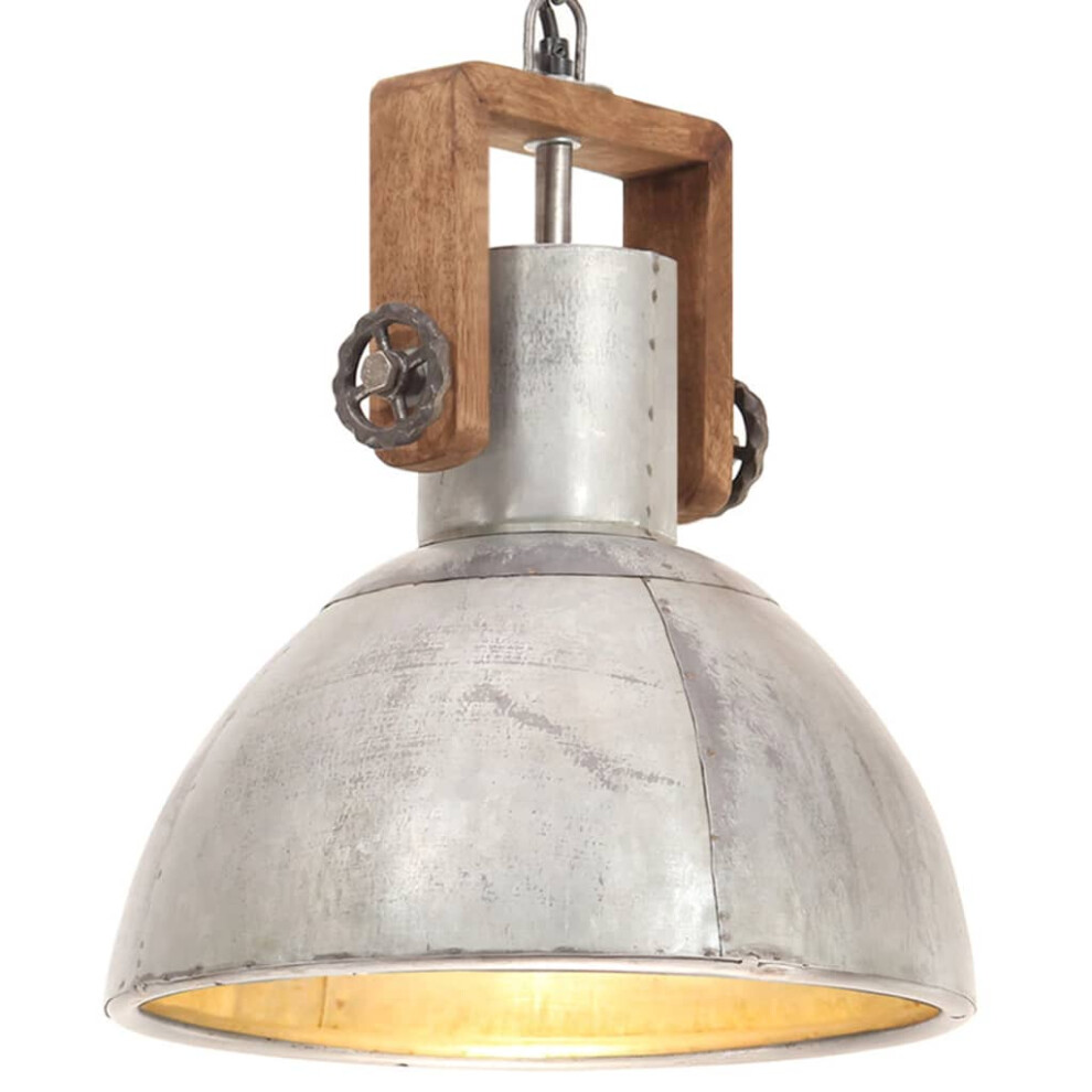 (silver, 30 cm) vidaXL Industrial Hanging Lamp 25 W Round E27 Light Multi Colours Multi Sizes