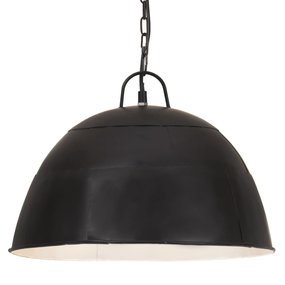 (black, 41 cm) vidaXL Industrial Vintage Hanging Lamp 25 W Round E27 41cm/31cm Multi Colours