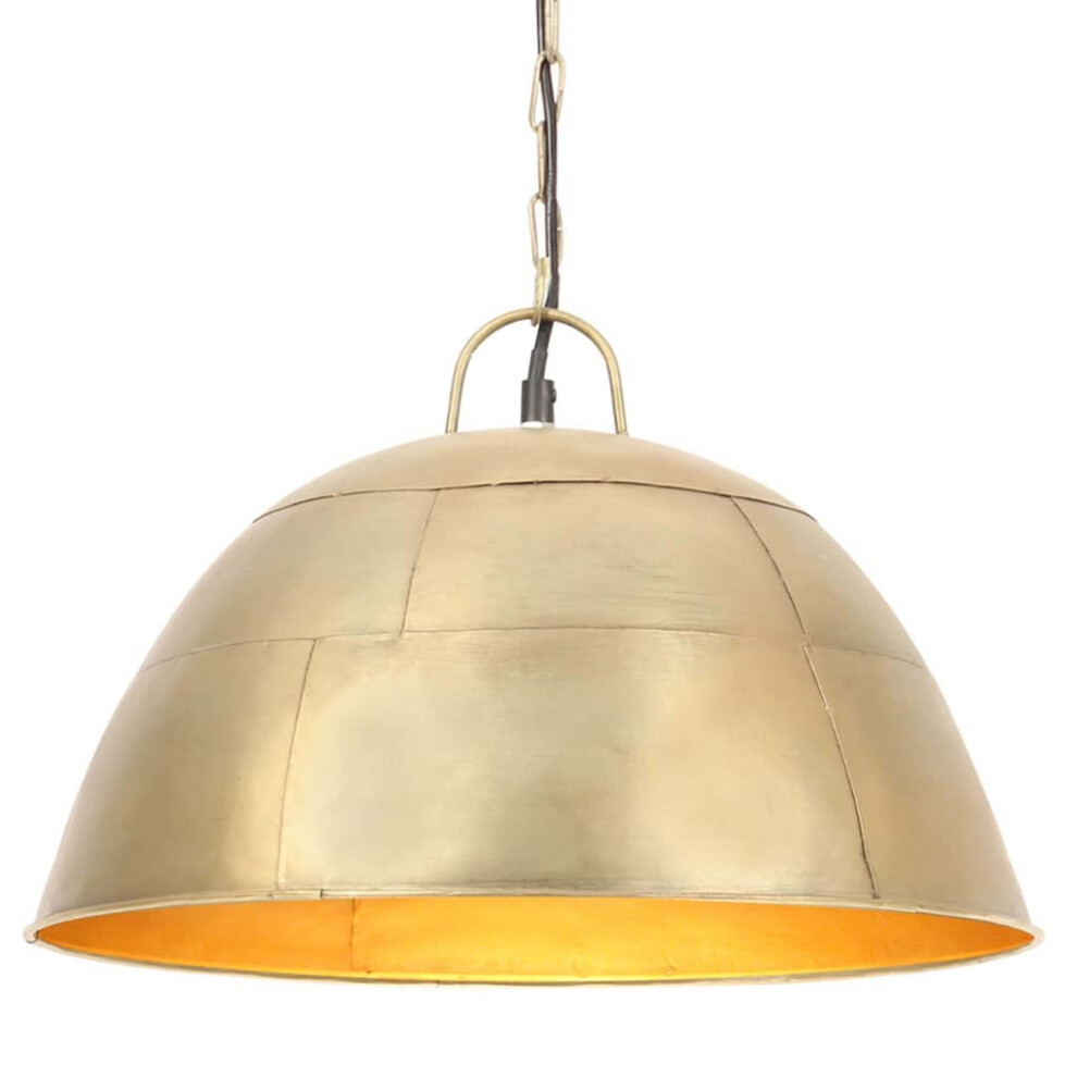 (brass, 41 cm) vidaXL Industrial Vintage Hanging Lamp 25 W Round E27 41cm/31cm Multi Colours