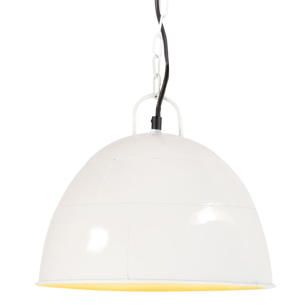 (white, 31 cm) vidaXL Industrial Vintage Hanging Lamp 25 W Round E27 41cm/31cm Multi Colours