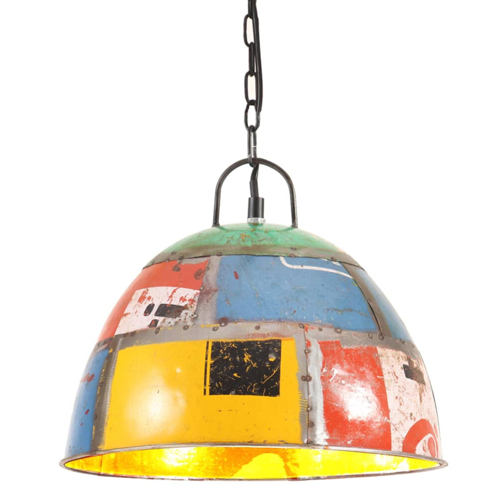 Vidaxl (Multicolour, 31 Cm) Industrial Vintage Hanging Lamp 25 W Round E27 41Cm/31Cm Multi Colours
