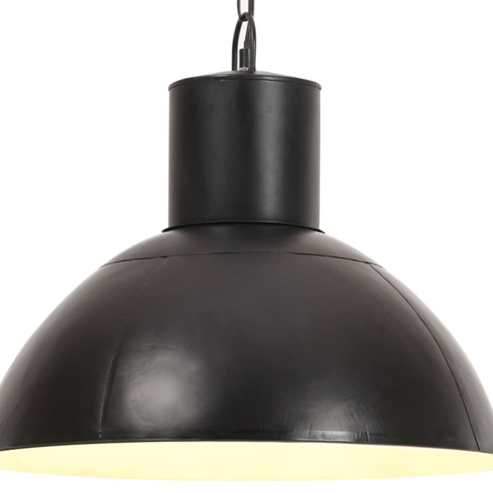 Vidaxl (Black, 48 Cm) Hanging Lamp 25 W Round E27 Lighting Fixture Multi Colours Multi Sizes