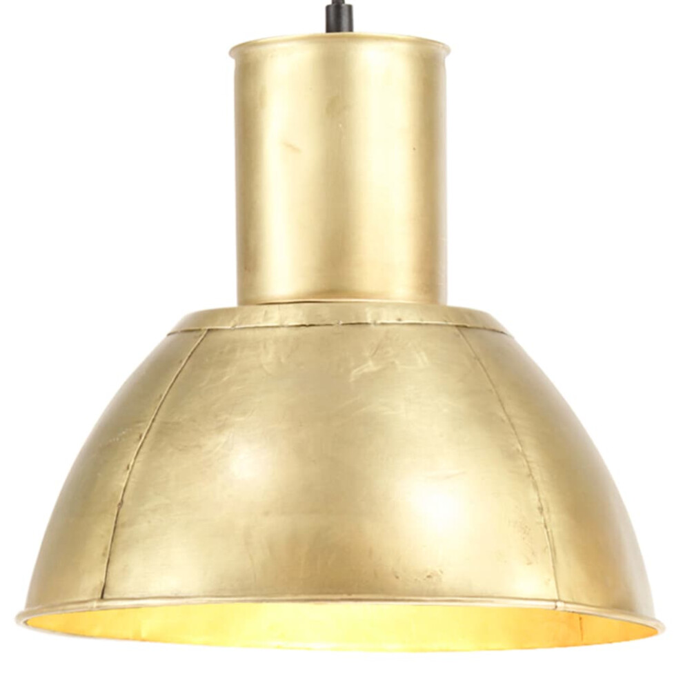 Vidaxl (Brass, 28.5 Cm) Hanging Lamp 25 W Round E27 Lighting Fixture Multi Colours Multi Sizes