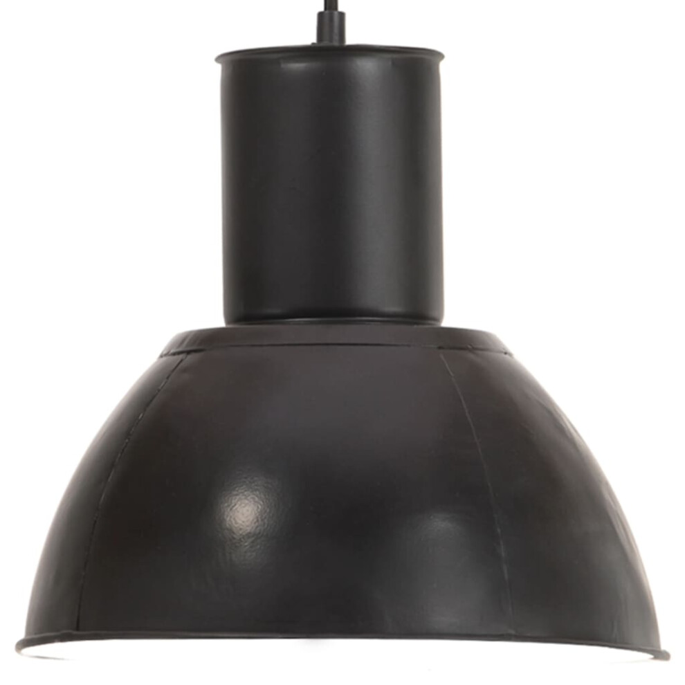 (black, 28.5 cm) vidaXL Hanging Lamp 25 W Round E27 Lighting Fixture Multi Colours Multi Sizes