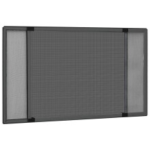 (anthracite, 143 x 50 cm) vidaXL Extendable Insect Screen for Windows Decoration 50/75 cm Multi Colors
