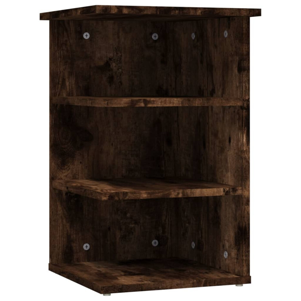 Vidaxl (Smoked Oak) Side Cabinet Engineered Wood Home Storage Cabinet Unit Multi Colours