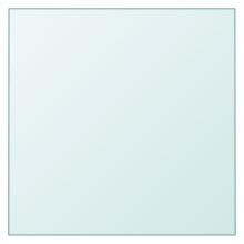 (transparent, 40 x 40 cm) vidaXL Table Top Sturdy Desk Top Replacement Dining Table Top Tempered Glass