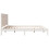 VidaXL (white, 200 x 210 cm) vidaXL Bed Frame Bed Base Bedstead Bedroom Mattress Foundation Solid Wood 5