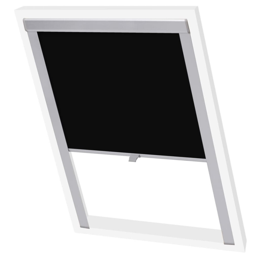 Vidaxl (Black, 104) Blackout Roller Blind Home Office Window Curtain Shade Blind Drape