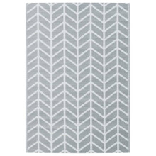 (light grey and white, 160 x 230 cm) vidaXL Outdoor Carpet Garden Rug Carpet Patio Mat Area Rug Balcony Blanket PP