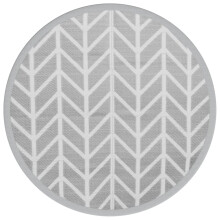 (light grey and white, 160 cm) vidaXL Outdoor Carpet Garden Rug Carpet Patio Mat Area Rug Balcony Blanket PP