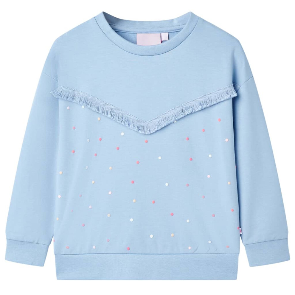 (blue, 116 (5-6y)) Kids' Sweatshirt School Children's Long Sleeves Pullover Clothes Kids' Top