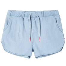 (light blue, 92 (1.5-2y)) Kids' Shorts School Casual Kids Elasticated Waistband Shorts Children's Pants