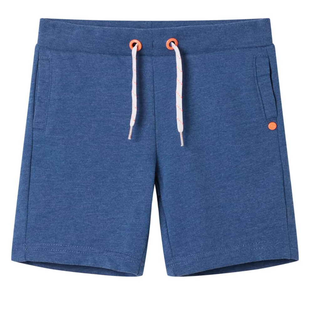 (blue, 92 (1.5-2y)) Kids' Shorts with Drawstring Elasticated Waistband Shorts Children's Pants