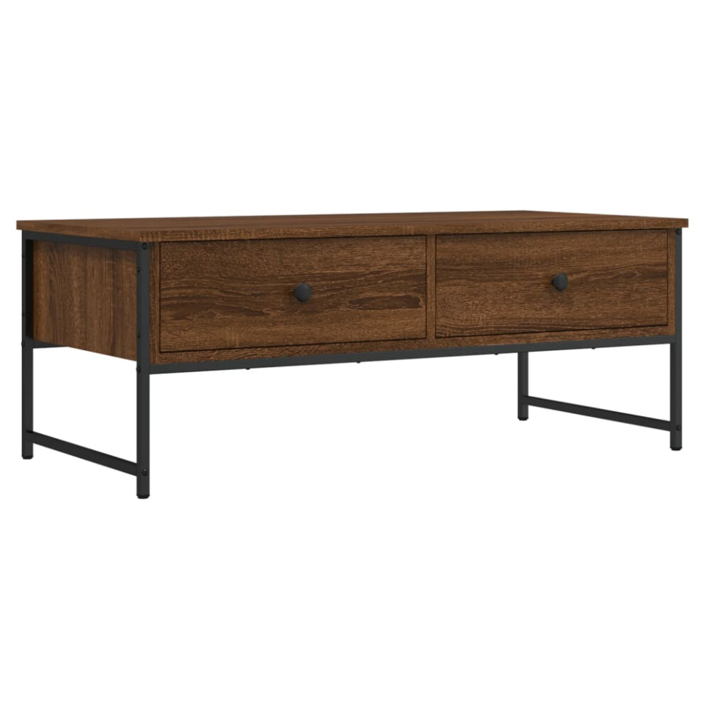Vidaxl (Brown Oak) Coffee Table Hall Side End Table Sofa Table Grey Sonoma Engineered Wood