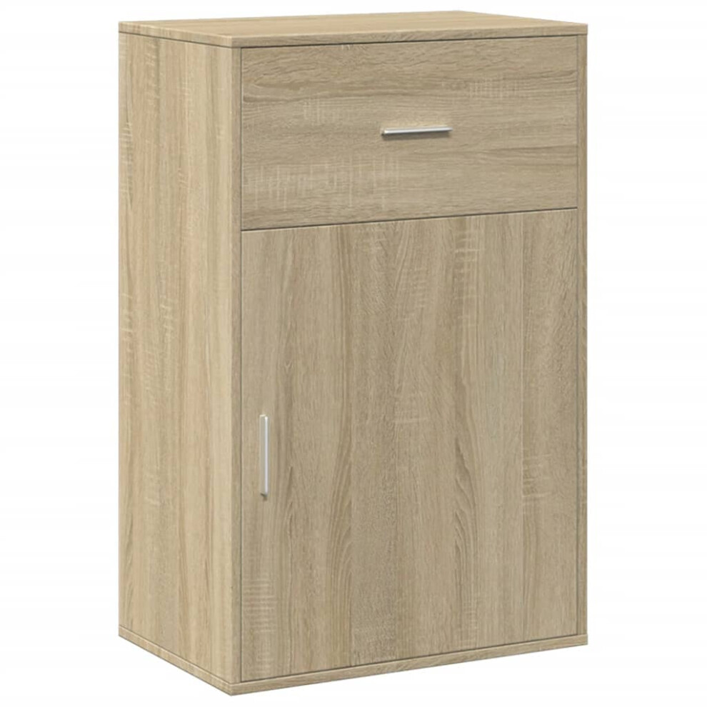 (sonoma oak) vidaXL Storage Cabinet Side Cabinet Sideboard Storage Cupboard Engineered Wood