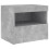 VidaXL (concrete grey) vidaXL Bedside Cabinet with LED Lights Nightstand Bed Table Side Table Black 7