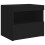 VidaXL (black) vidaXL Bedside Cabinet with LED Lights Nightstand Bed Table Side Table Black 6